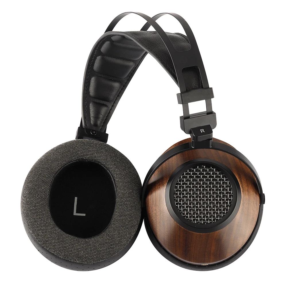 Casque audio SIVGA SV023 Hi-Fi circum-auriculaire ouvert en bois de noyer avec transducteur dynamiqu