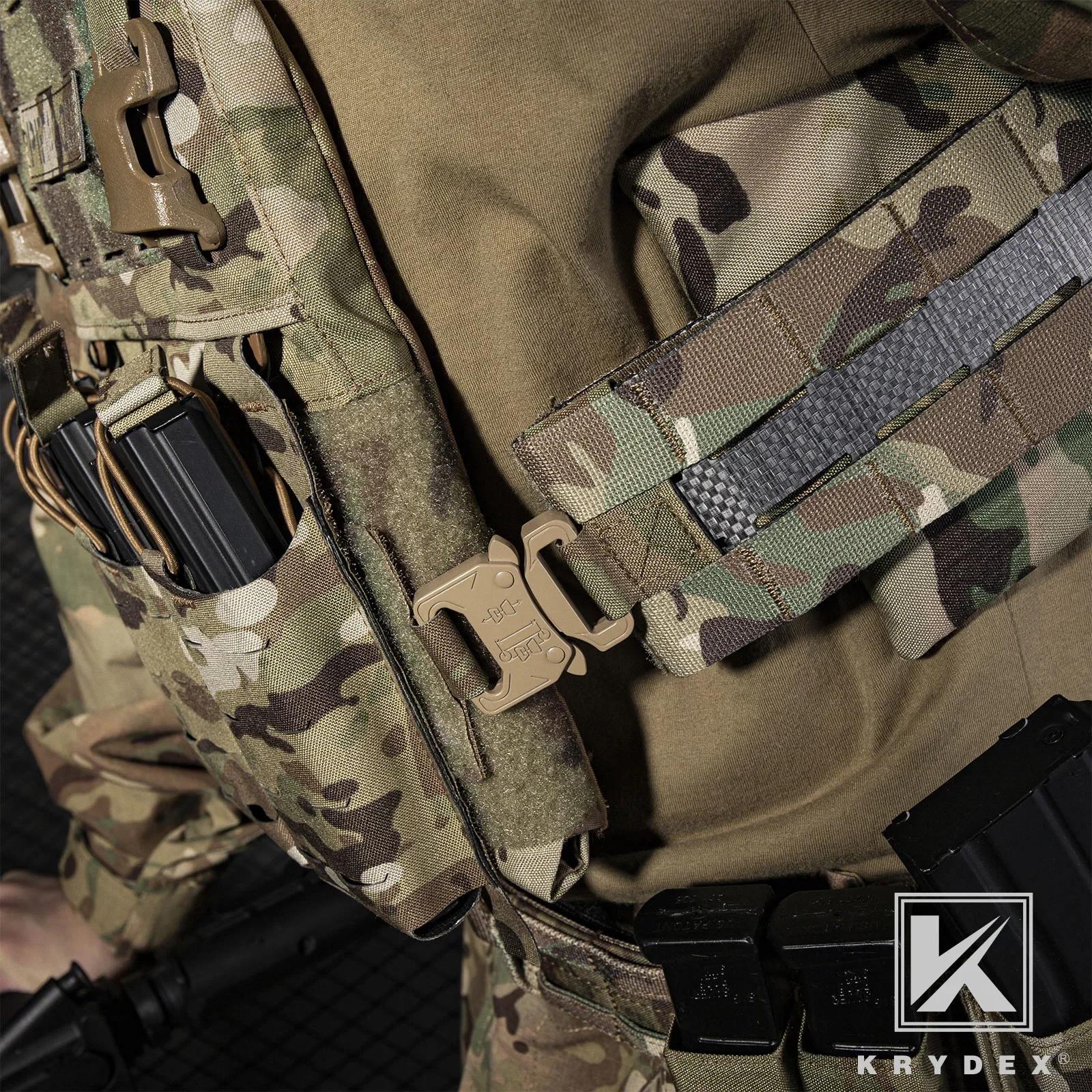 KRYDEX – Kit d'adaptateur de ceinture à boucle métallique tactique à dégagement rapide, pour FCPC V5