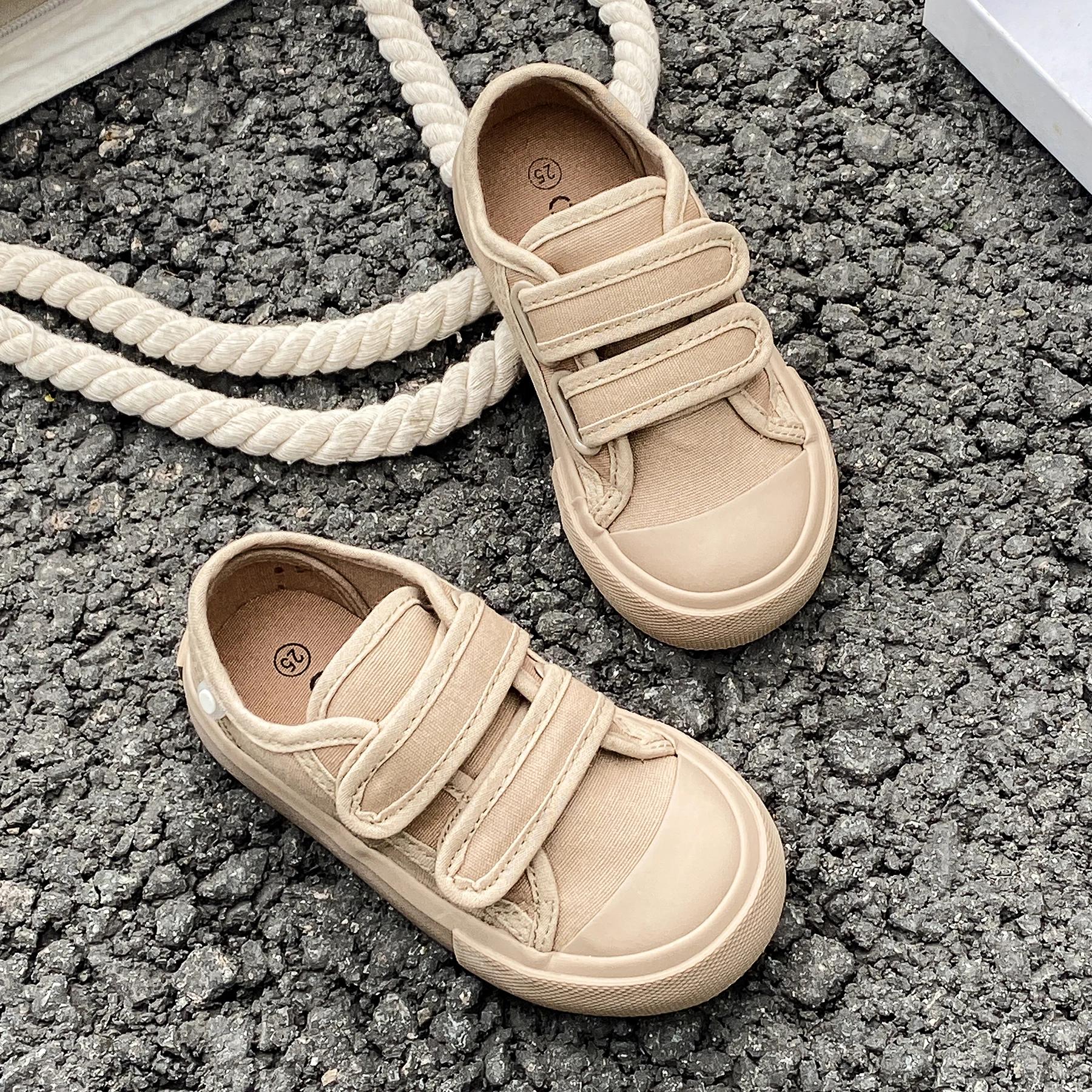 Chaussures en toile basses pour enfants, coloris bonbon, modèle 8003, pour garçons et filles, respir