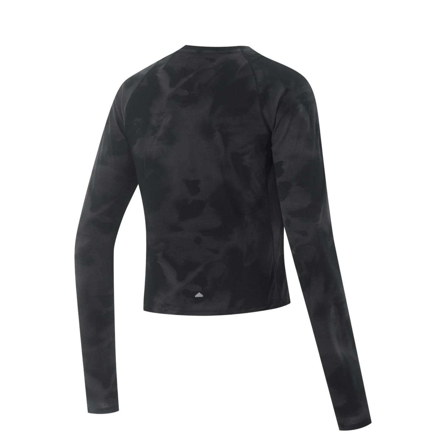 Li-Ning T-shirt de sport pour femme AT DRY FREEZE 70%Nylon 30%Spandex avec doublure réfléchissante à