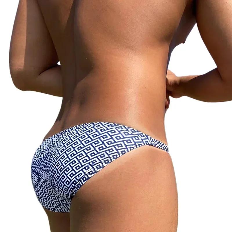 Maillot de bain homme sexy slip bikini taille basse - Idéal surf et plage été