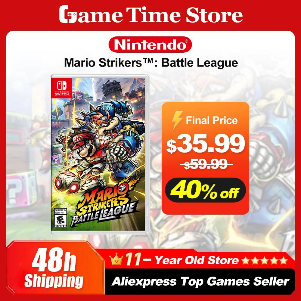 Mario Strikers Battle League Nintendo Switch, offres de jeux, carte de jeu fongique officielle pour