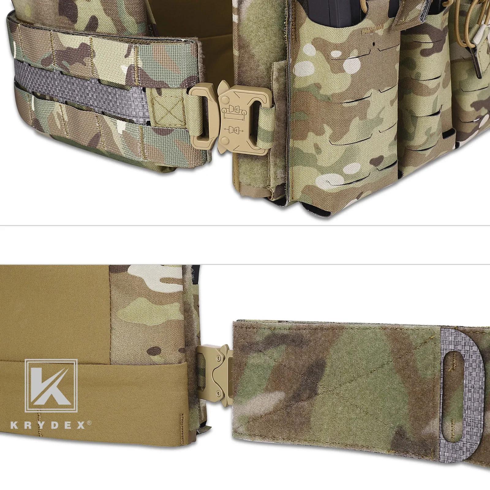 KRYDEX – Kit d'adaptateur de ceinture à boucle métallique tactique à dégagement rapide, pour FCPC V5