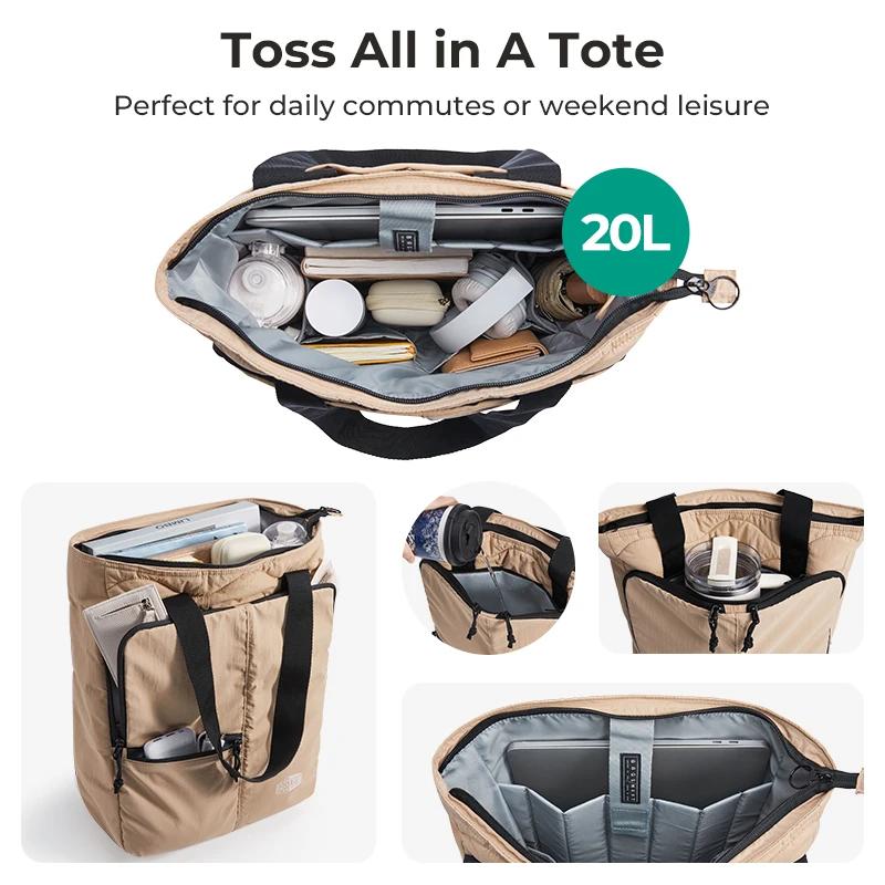 BAGSMART – sac à dos d'école pour ordinateur portable 15.6 pouces, sac à main étanche pour femmes, f