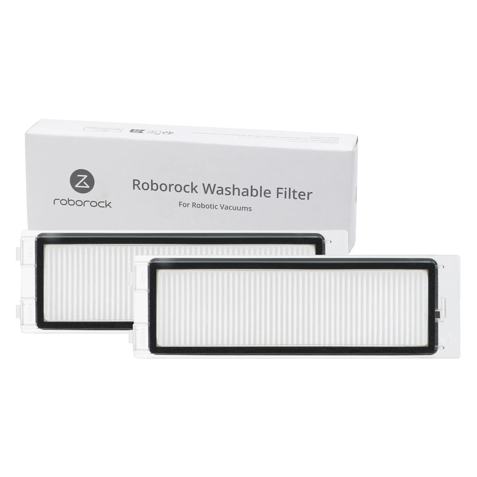 Accessoires d'origine Roborock, filtre lavable * 2 pièces pour aspirateur robot Roborock Q Revo/P10