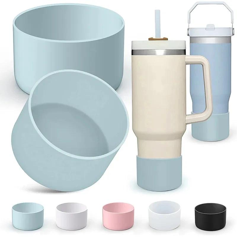 Couvercle de manchon inférieur de botte en Silicone, 2 pièces, pour Stanley 40oz Tumbler Quencher Ad