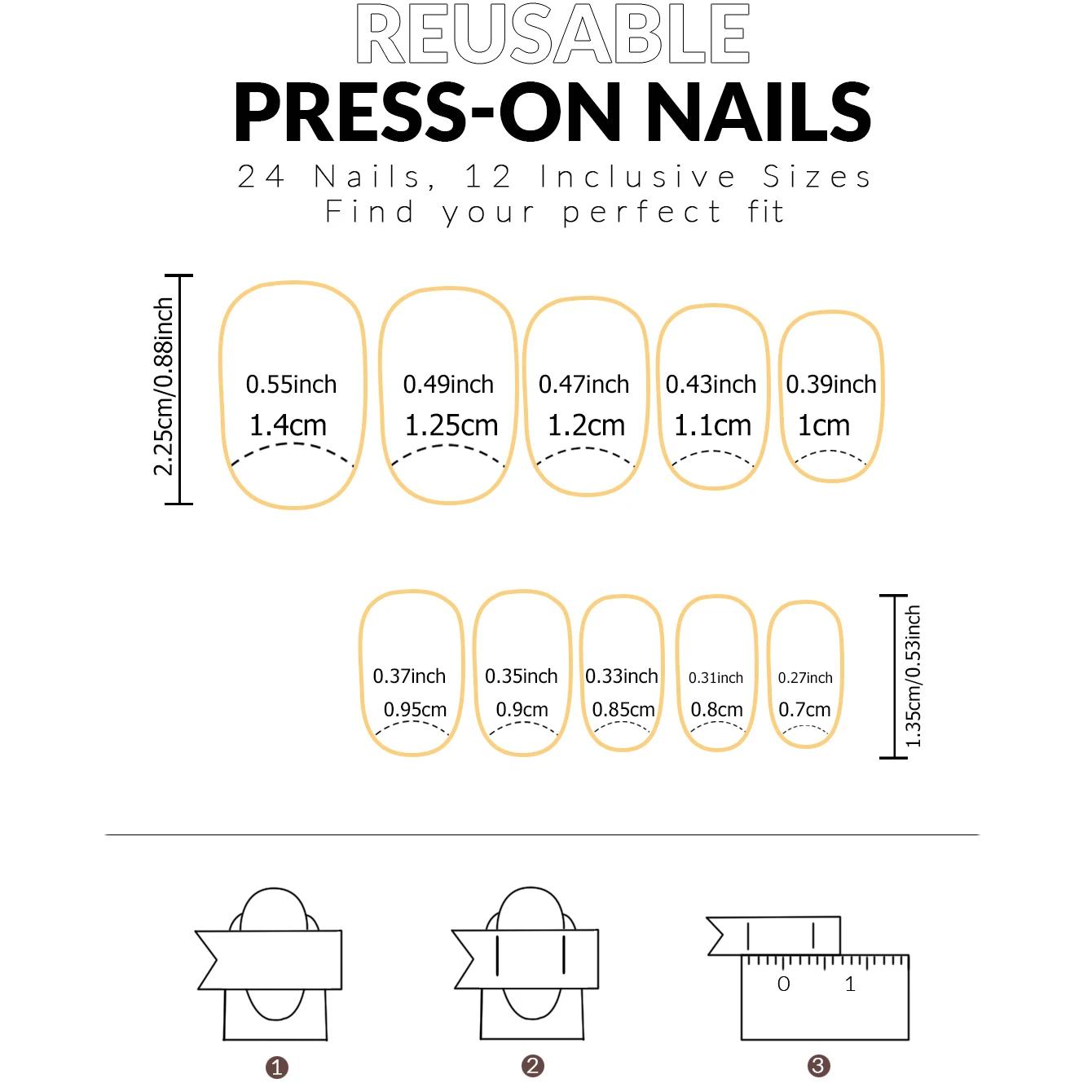 24 pièces mis à niveau votre look avec un ensemble de faux ongles cerise amande à bords rouges 1 lim