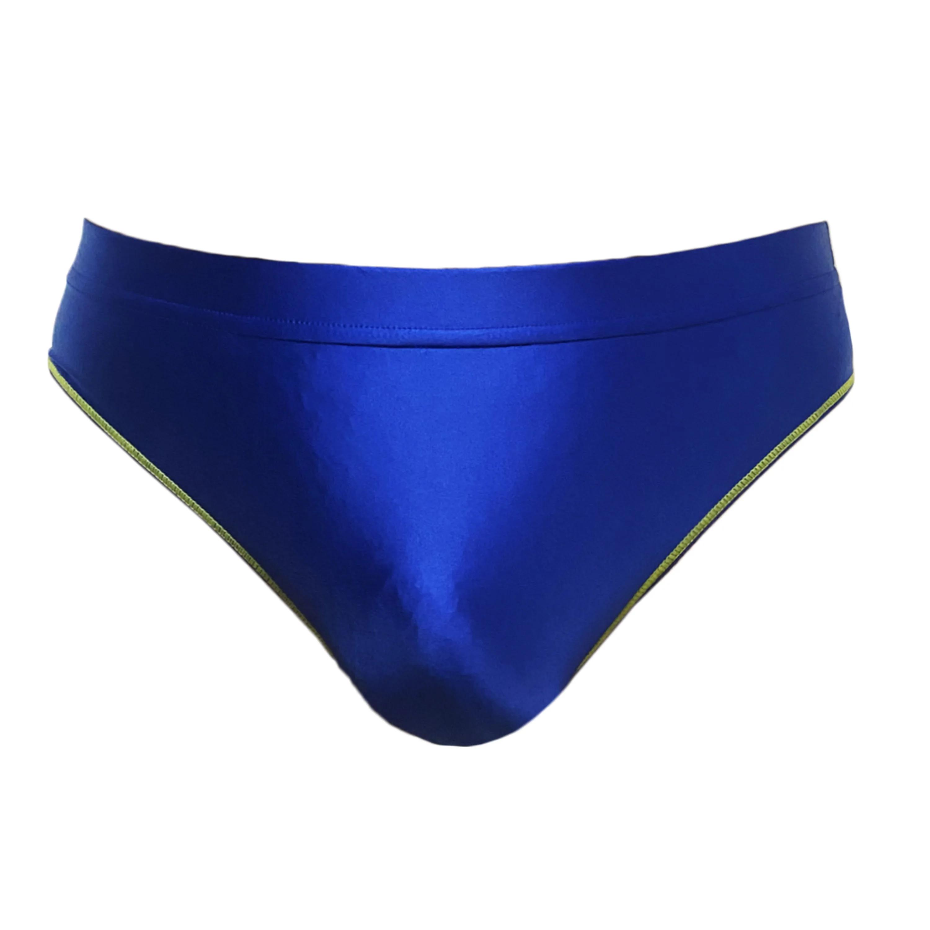 XcloCKNYoung satin brillant hommes caleçons huileux brillant couleur unie brillant respirant slips d