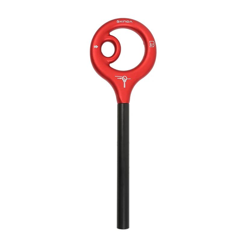 Xinda – mousqueton d'escalade, 9 formes, descente, figurine en aluminium, dispositif d'assurage, rap