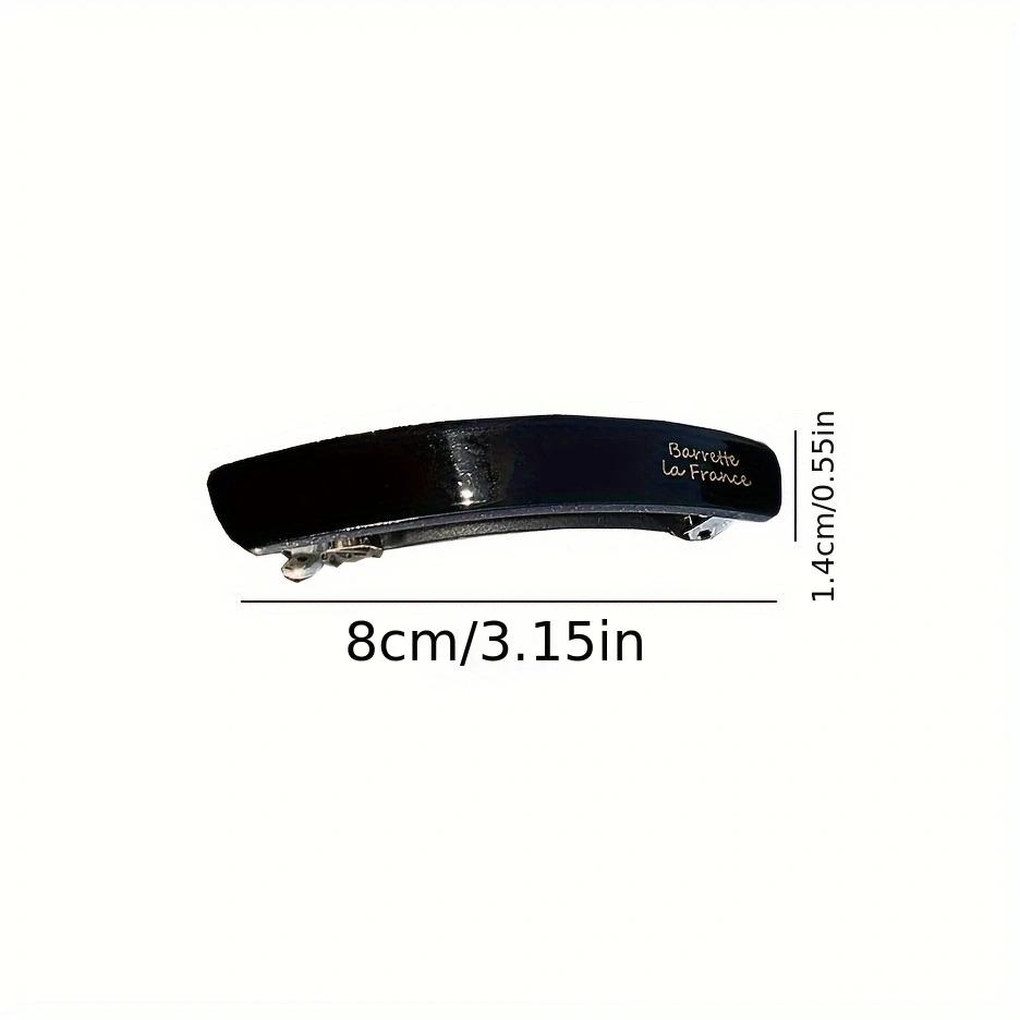 Pince à cheveux en acétate, Barrettes géométriques colorées élégantes, épingle à cheveux, accessoire