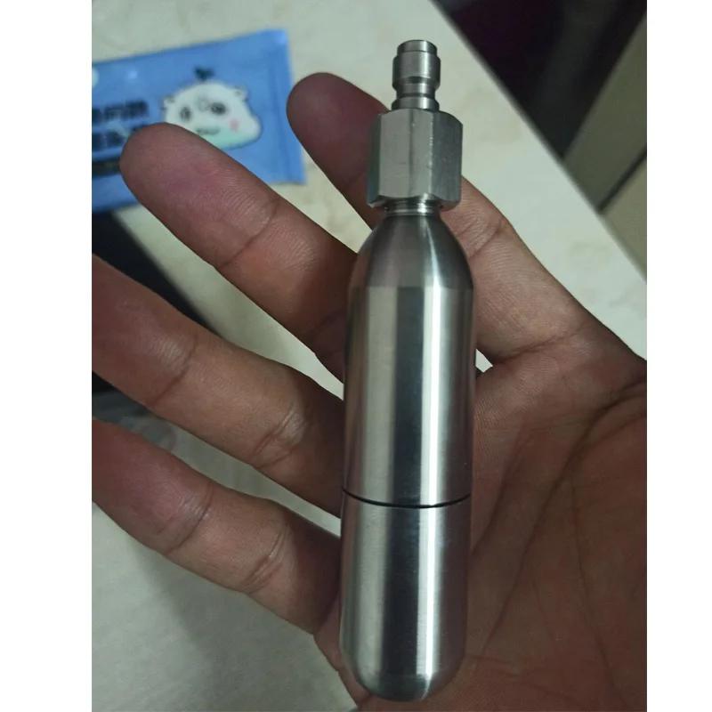 Adaptateur de gonflage de la bière Mini Co2, adhérence quotidienne, filetage UNF 3/8-24, adapté pour