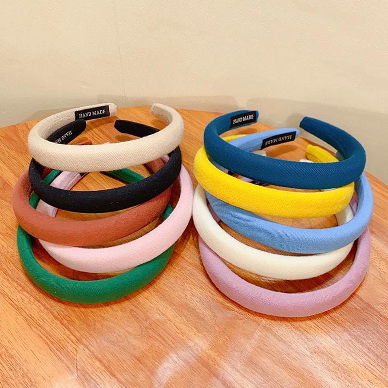 Nouveaux Bandeaux en Lin Colorés pour Femmes et Filles – Accessoires de Mode pour Cheveux, Serre-têt