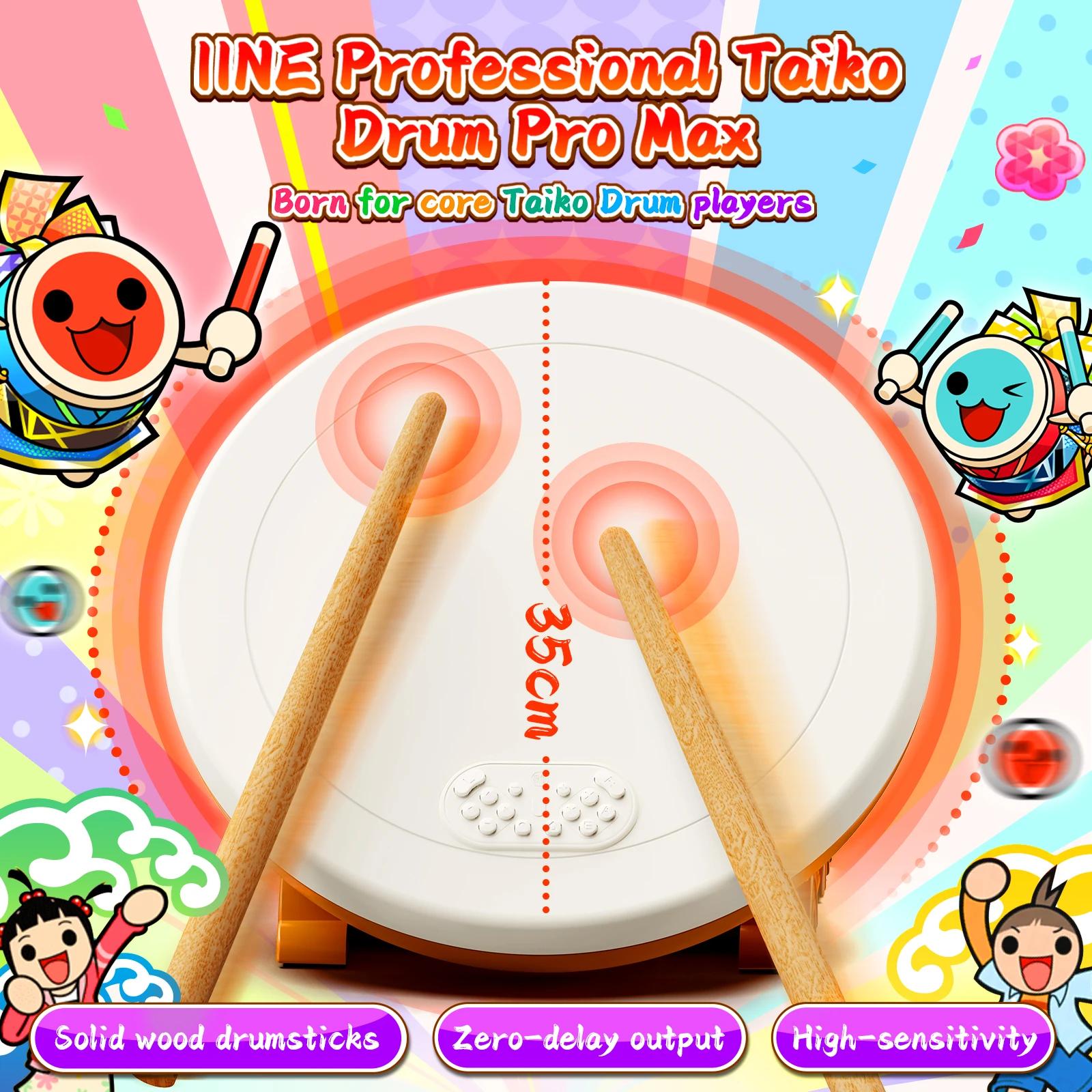Contrôleur de batterie IINE Taiko Pro max compatible avec Nintendo Switch/PS4/PS5/PC