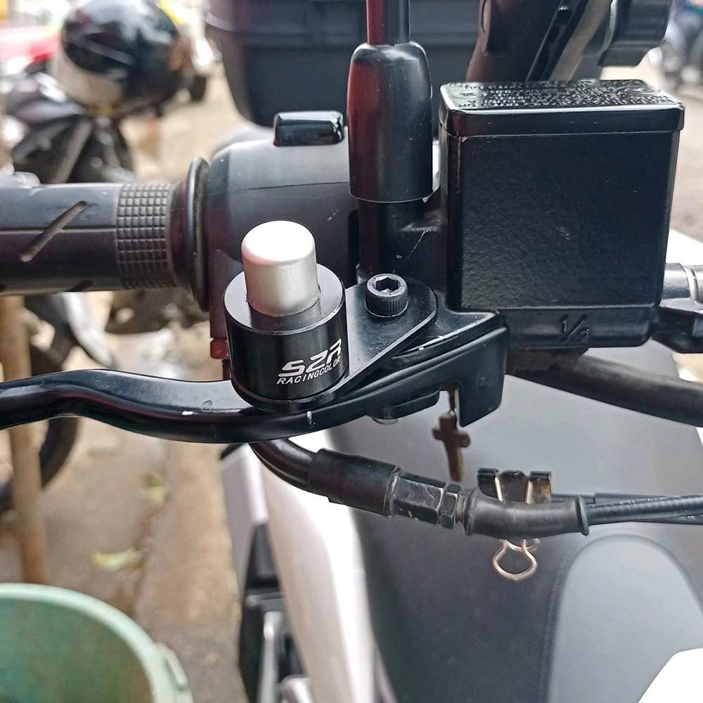 Accessoires de moto levier de frein bouton de stationnement interrupteur de verrouillage semi-automa