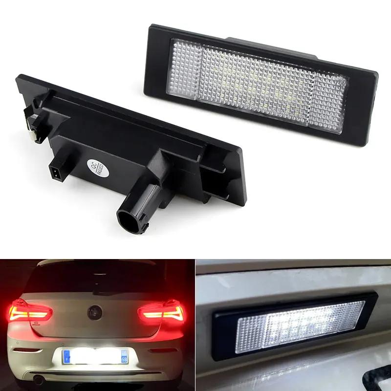 2x feux de plaque d'immatriculation à LED blancs SMD, adaptés pour BMW E81 E87 F20 F21 E63 E64 F06 F