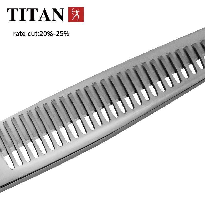 TITAN professionnel barbier coupe poignée gauche ciseaux cheveux ciseaux amincissement coiffure coup