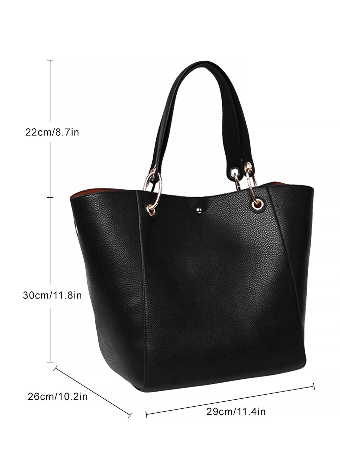 Pahajim sacs à main pour femmes grand sac fourre-tout en cuir PU sacs à main imperméables sac à band