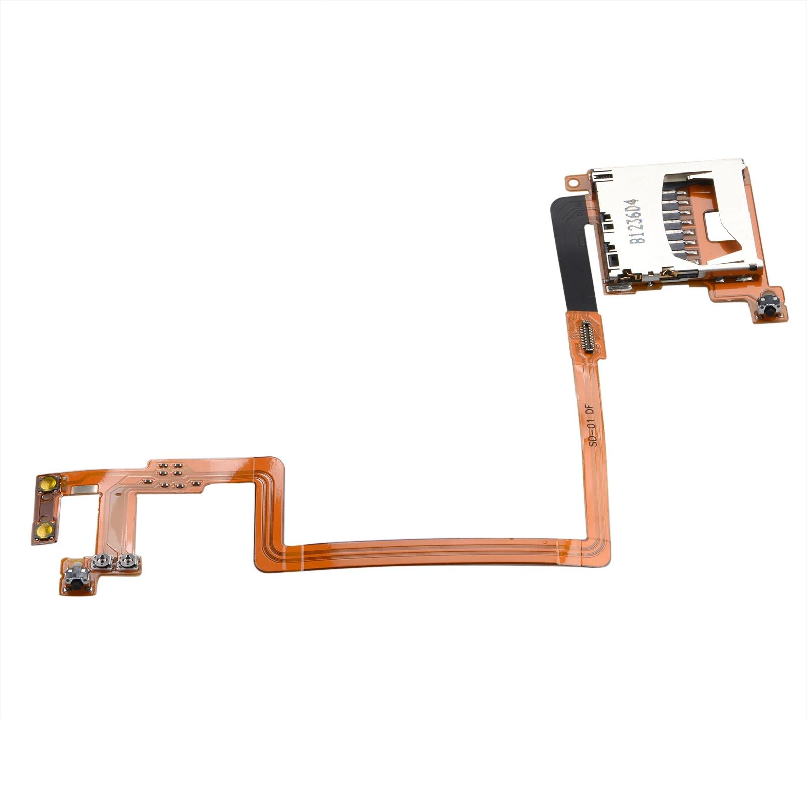 Pour Nintendo DSi NDSi emplacement pour carte SD câble ruban remplacement fente pour carte SD prise