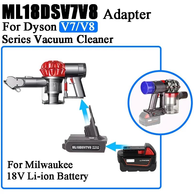 Adaptateur de batterie Li-ion MT18DSV7V8 ML18DSV7V8 DW18DSV7V8 BS18DSV7V8 pour Makita pour Milwaukee