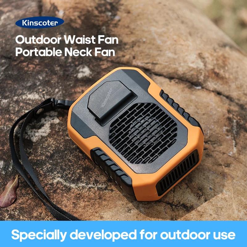Kinscoter 6000mAh ventilateur suspendu au cou/taille USB Mini ventilateur Rechargeable Portable pour