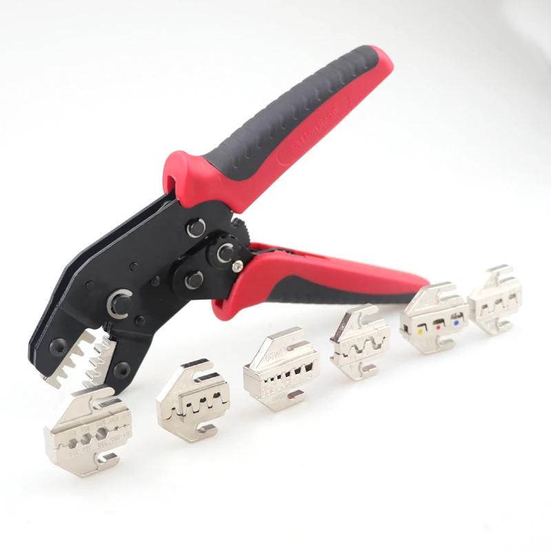 Ensemble d'outils de sertissage, pinces pressées, outils d'électricien, pince de bornes électriques,