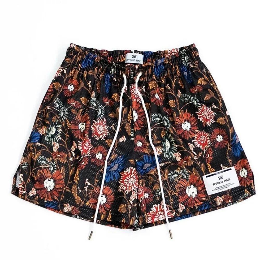 Nouveaux shorts d'été pour hommes et femmes, mode plage bord de mer, shorts de sport en maille, pant