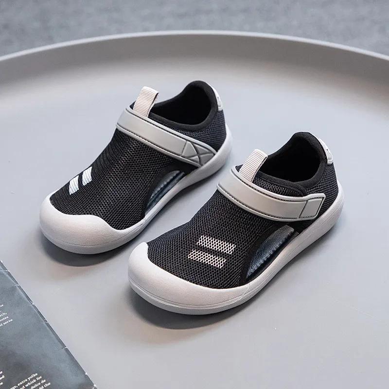 Sandales en Maille pour Enfant, Chaussures d'Été Décontractées, Semelle Souple, Chaussures de Plage,