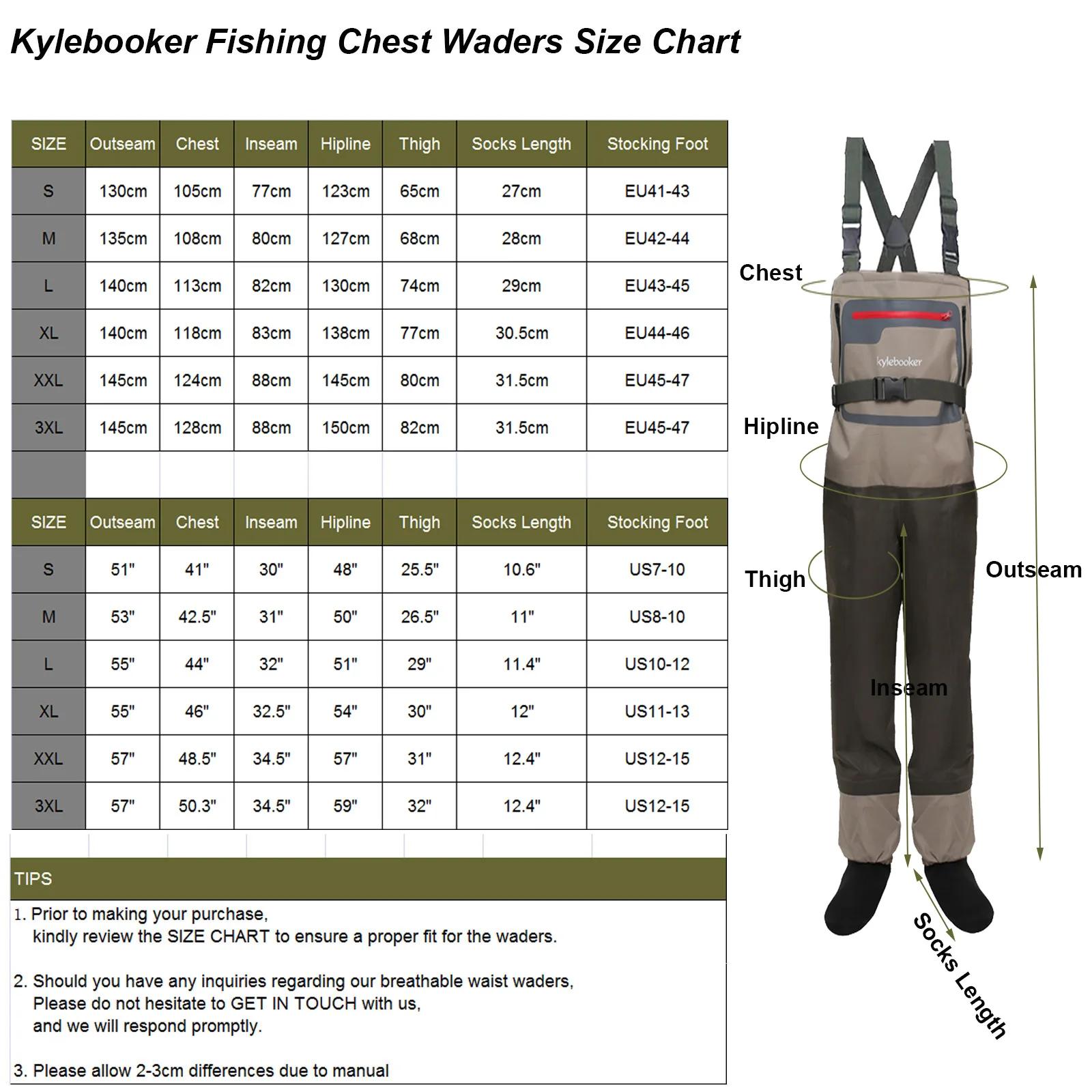 Wader de poitrine léger imperméable respirant pour homme, pêche à la mouche, Wrough Stocking Foot