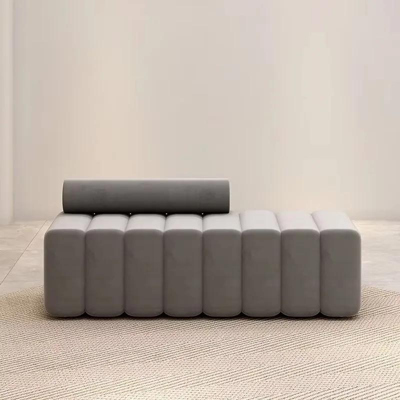 Tabouret à langer nordique pour chaussures d'entrée, peut s'asseoir à la maison, canapé, banc de che