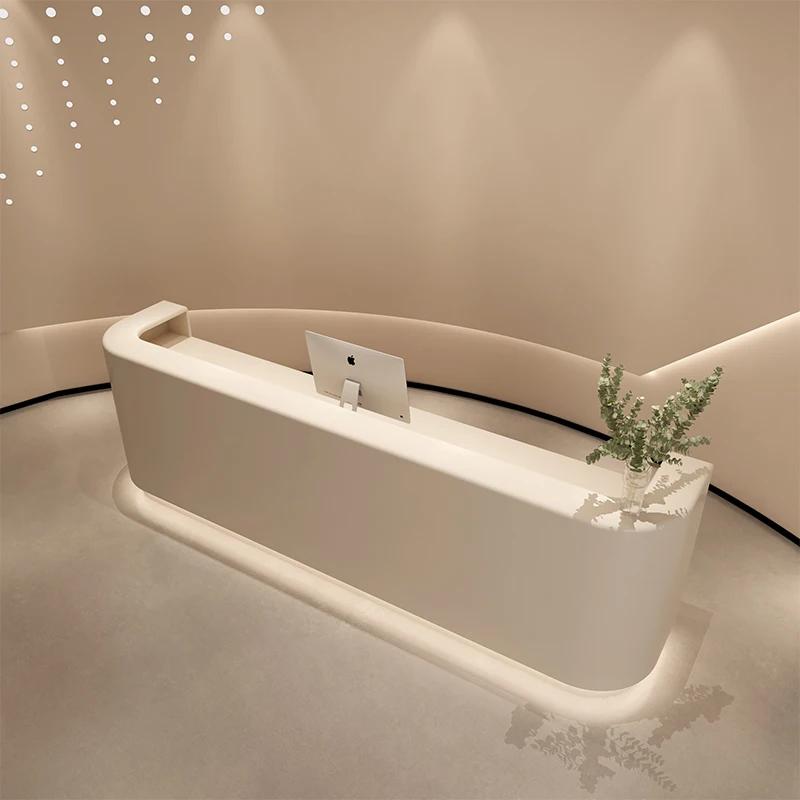 Salon de beauté simple crème vent paiement page beauté médicale clinique dentaire bar table magasin