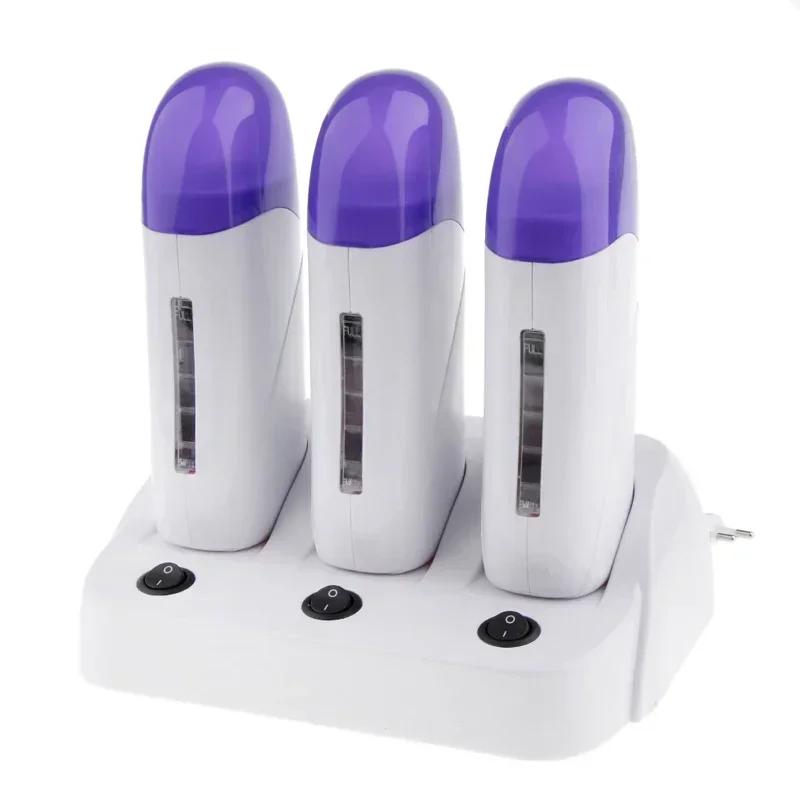 Rouleau dépilatoire 3 en 1, chauffe-cire, cartouche de cire rechargeable, Machine à fondre la cire,