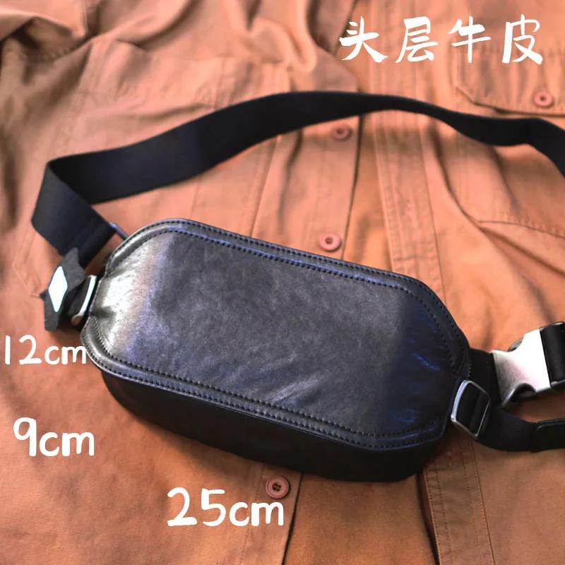 Gland TOO-Sac à Bandoulière en Cuir pour Homme, Petit Sac à Bandoulière Baotou, Couche Cirhide, Busi