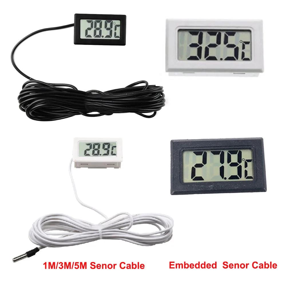 Thermomètre numérique LCD FY-10, capteur de température, testeur de température, moniteur avec câble