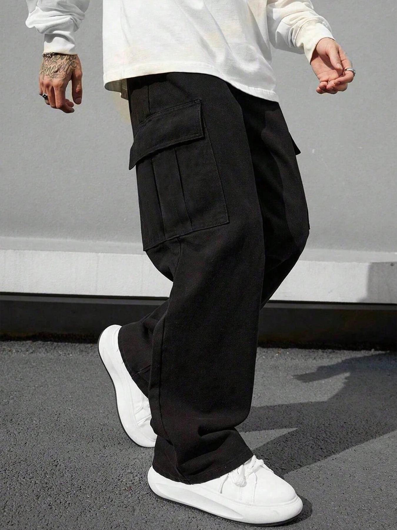 Salopettes pour garçons, pantalons pour garçons, pantalons amples pour enfants de taille moyenne et