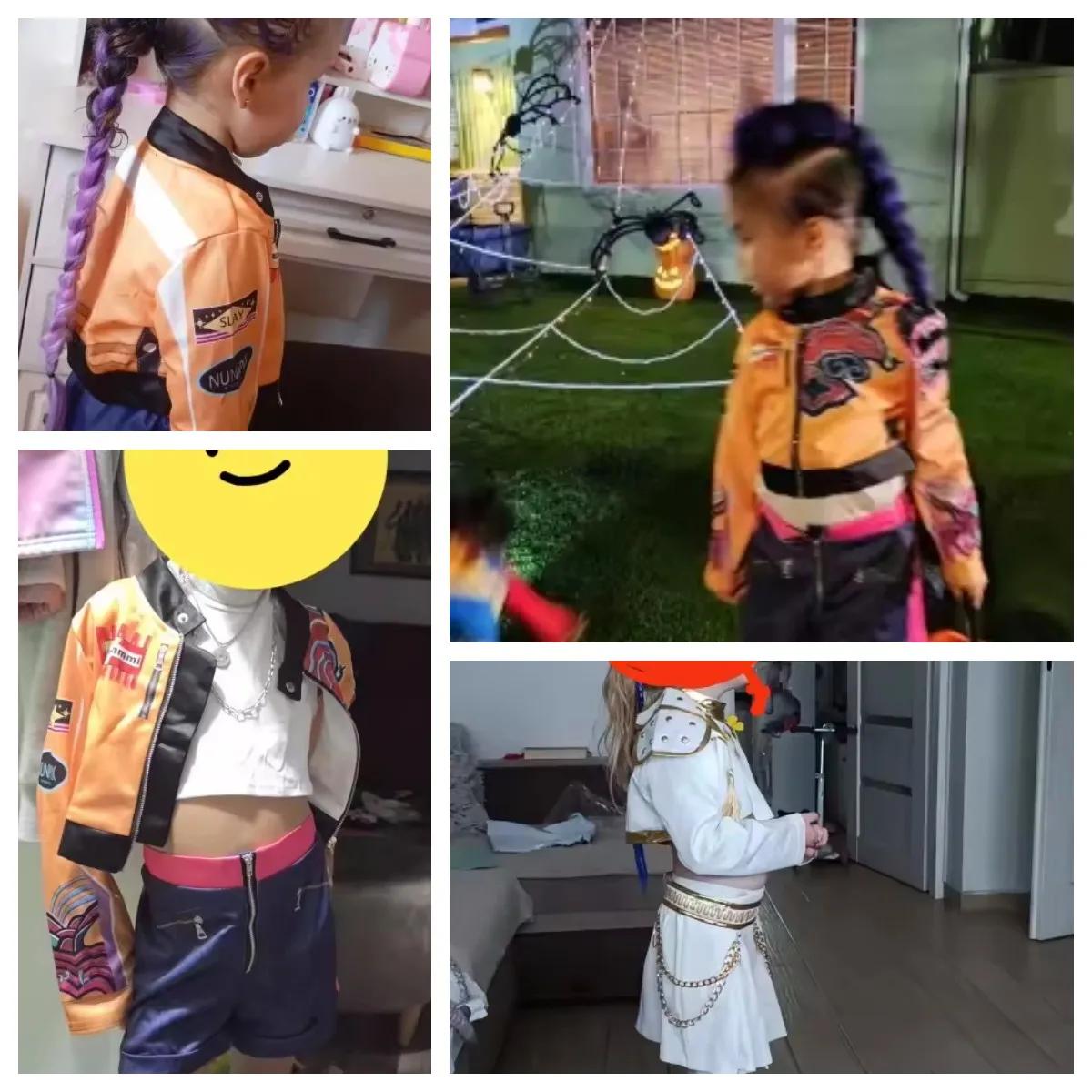 Vente chaude 2PS Costume de dessin animé pour enfants mode coréenne Cosplay Costume de danse Costume