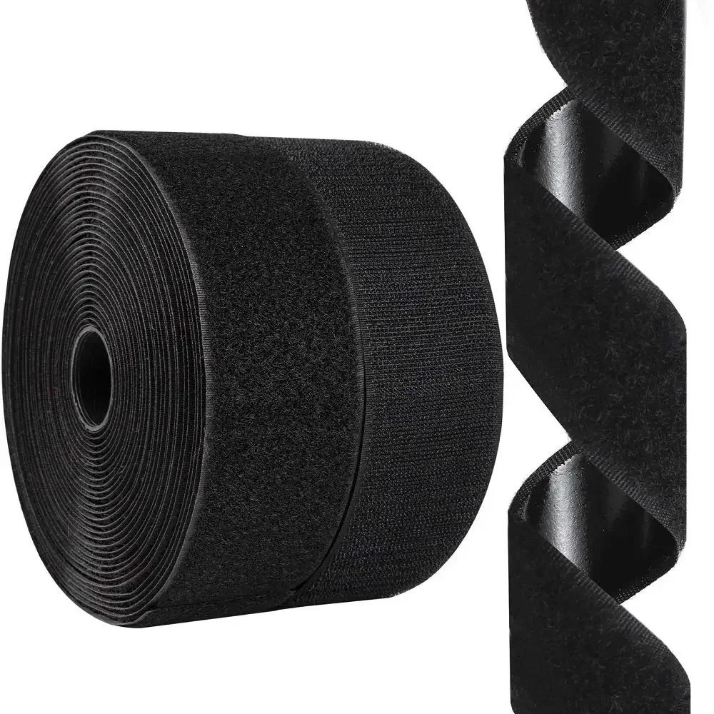 5 m/paire ruban à boucle à crochet Non adhésif crochet et boucle ruban de fixation à coudre ruban ma