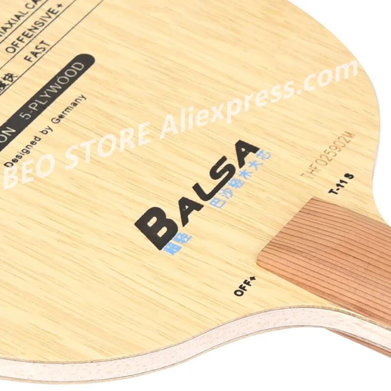 YINHE T11 (Balsa léger carbone) lame de Tennis de Table YINHE T-11 T11S raquette galaxie originale p