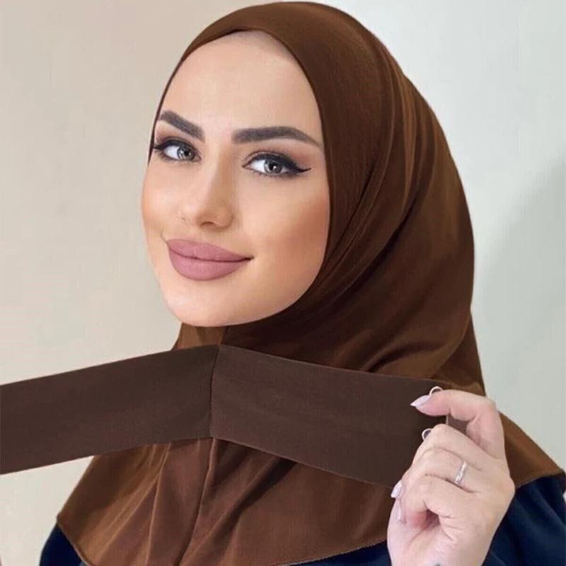 Ready To Go – Hijab intérieur instantané à couverture complète, pour dames, filles et femmes, avec b