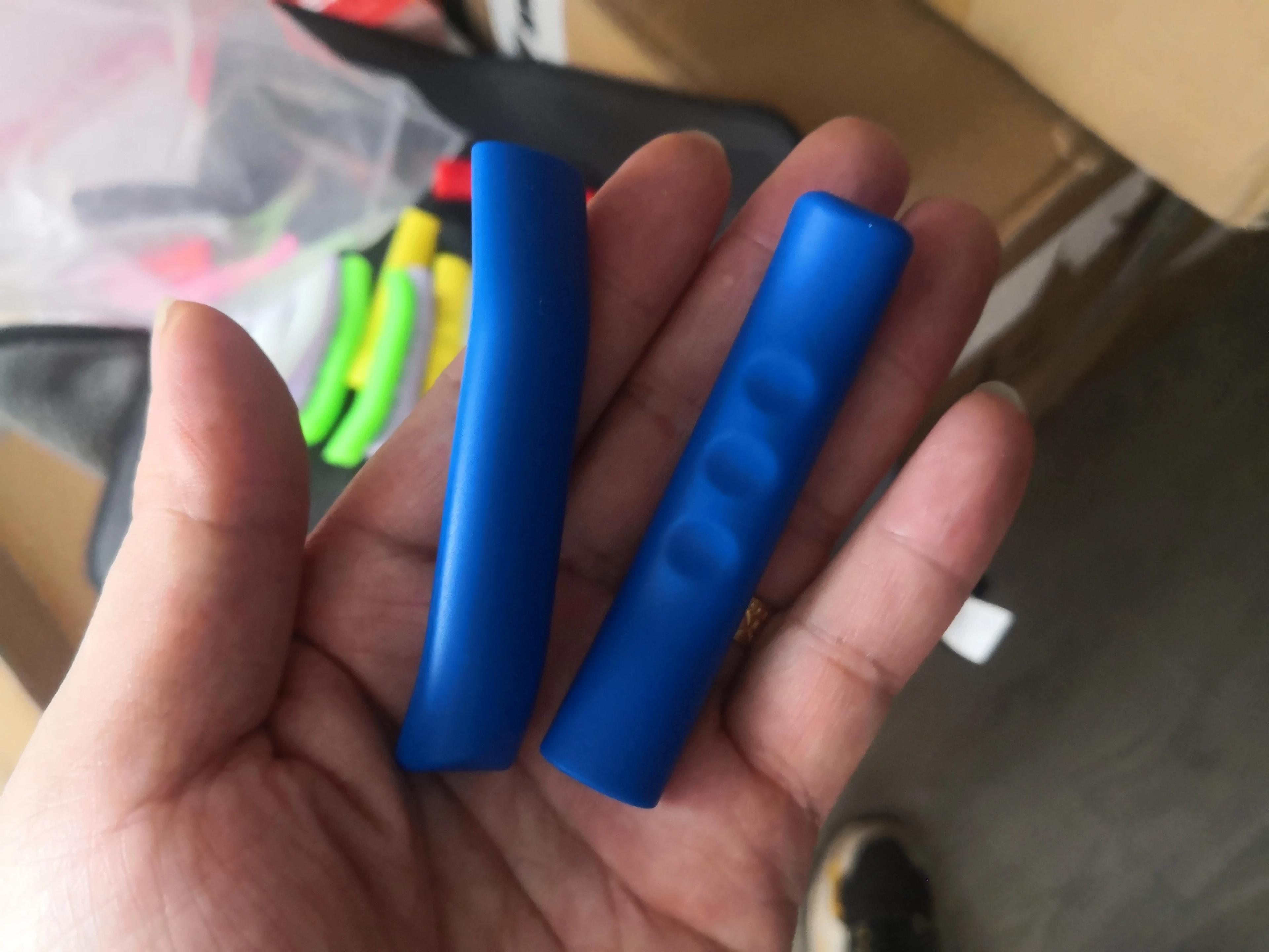 Protecteurs de poignées de vélo en silicone, 1 paire, housse de frein coordonnante, manchon de poign