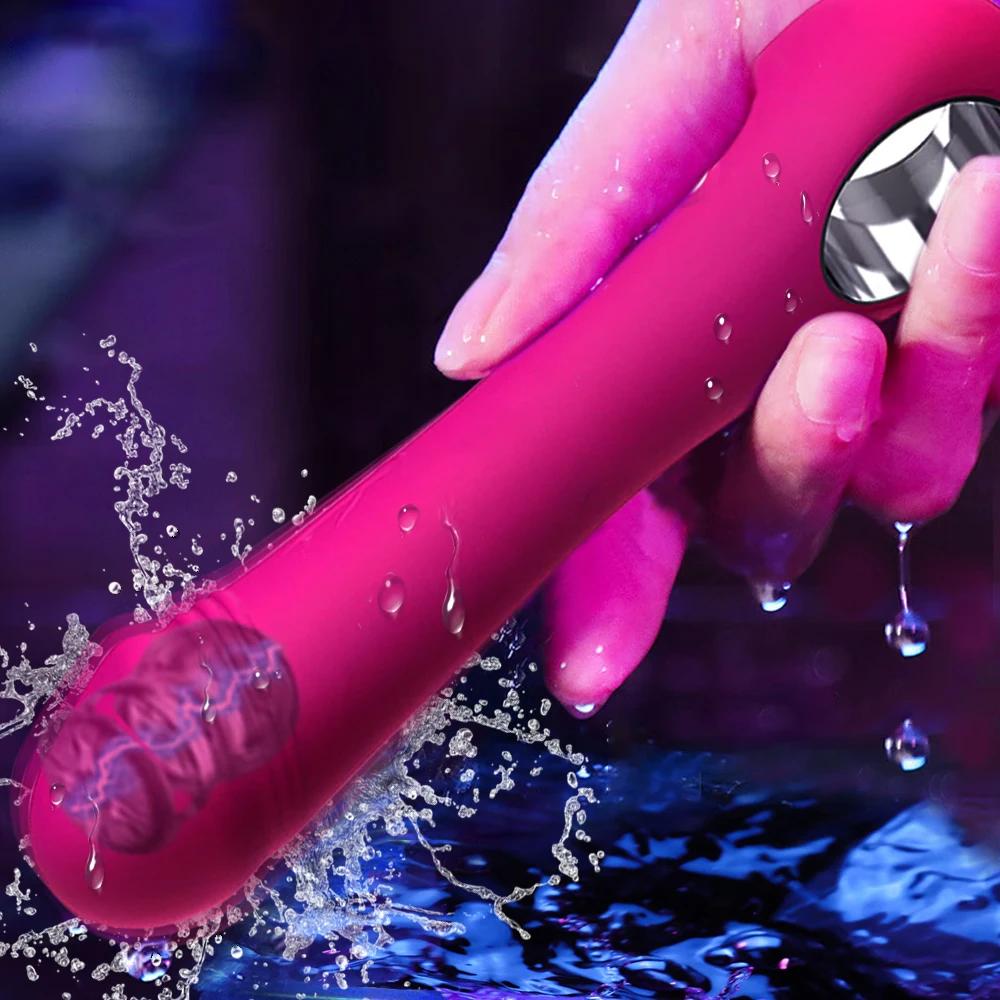 Vibromasseur point G pour femme, masseur de vagin et de clitoris, stimulateur de clitoris, silicone
