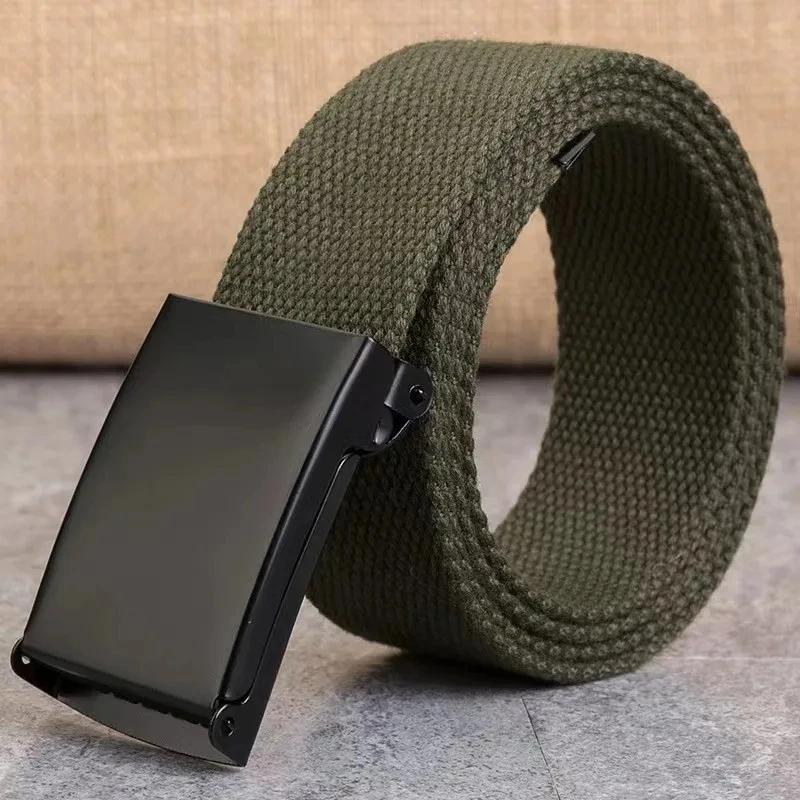 Nouveaux hommes Ceinture nouvelle mode unisexe armée tactique Ceinture jean mâle décontracté luxe to