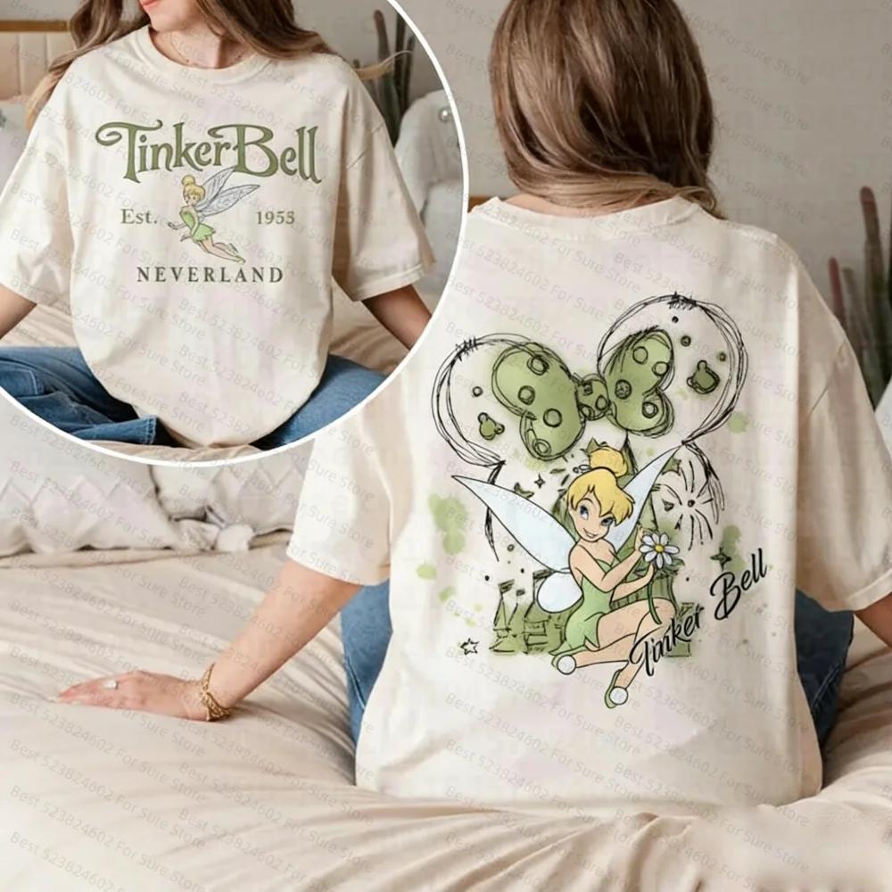 Chemise rétro Disney Tinker Bell Comfort Colors, t-shirt Tinkerbell 1953 Neverland Peter Pan, t-shir