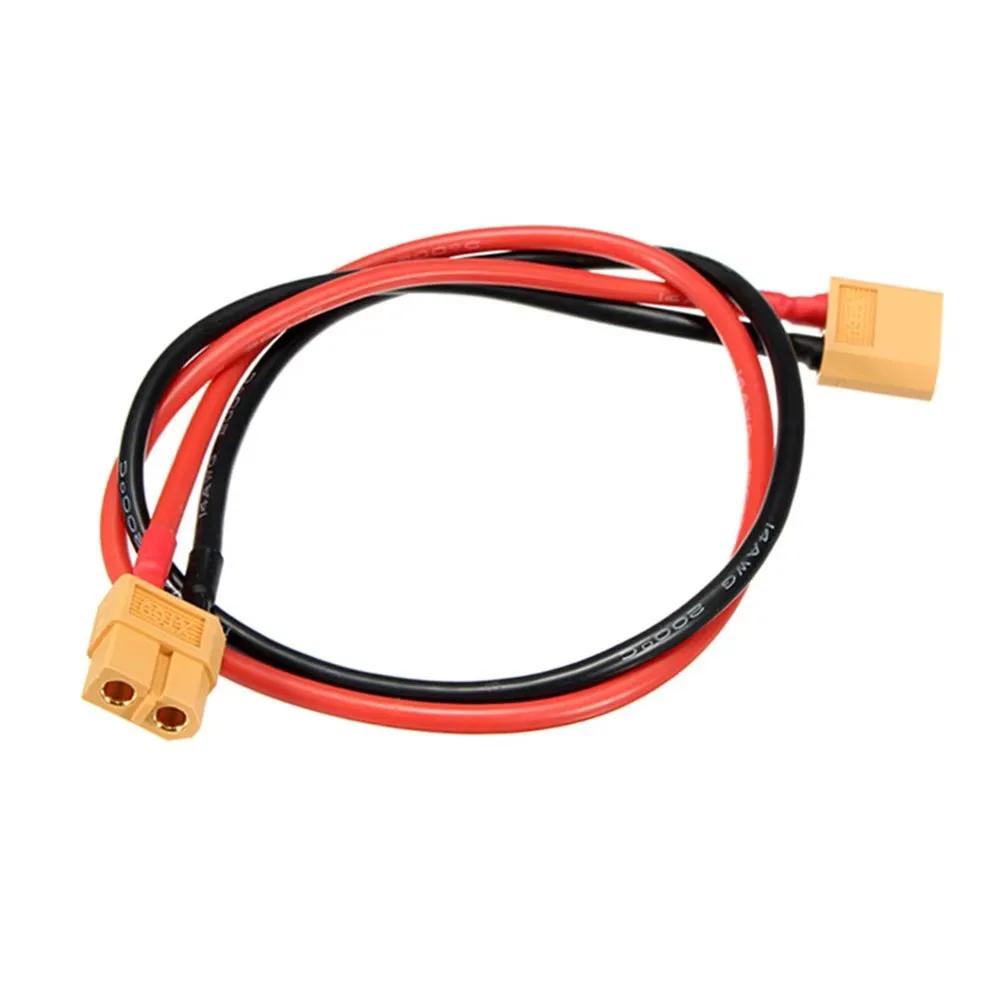 Câble d'extension de connecteur XT60, 1 pièce, prise mâle à femelle, fil en Silicone 14awg 12awg 5 ~