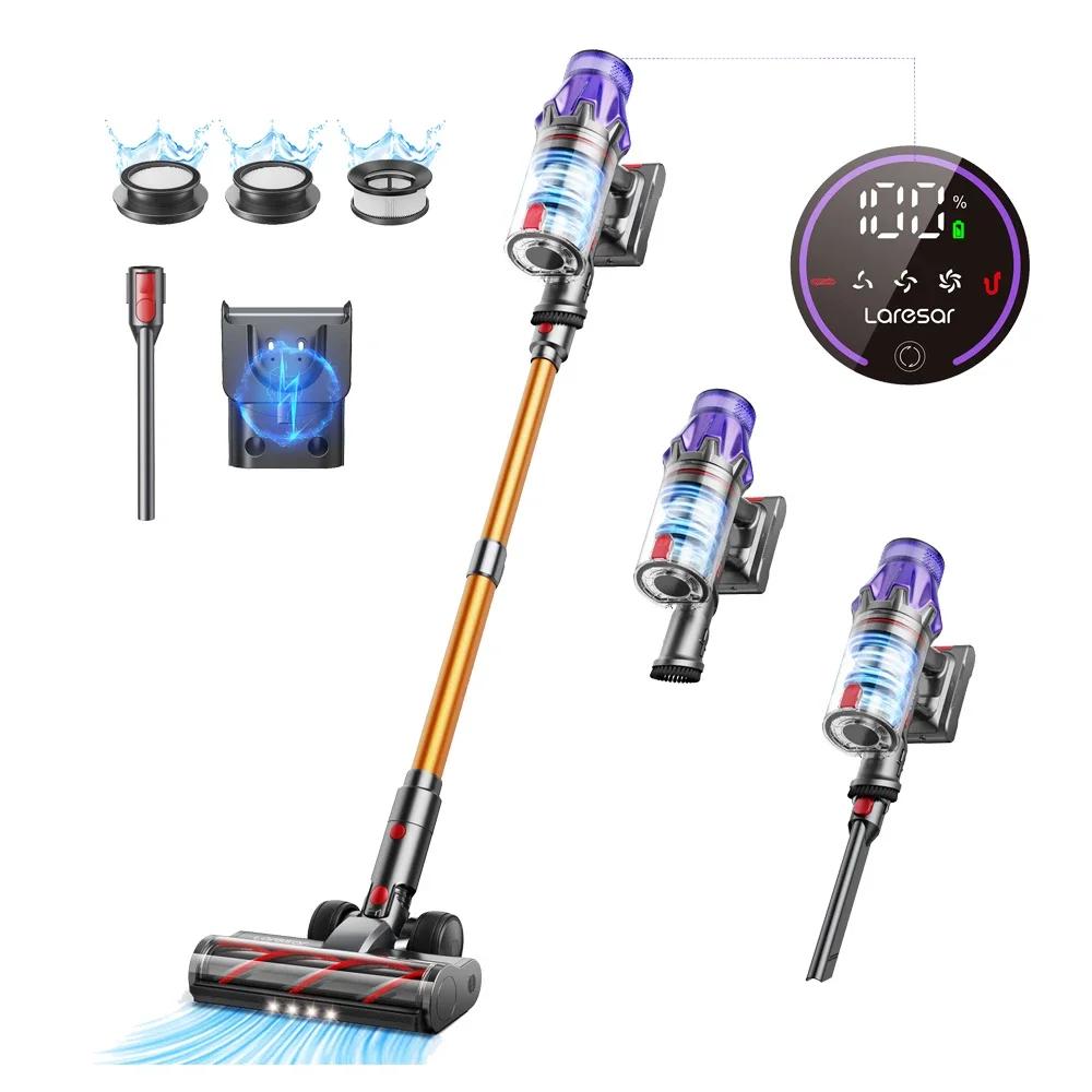 Laresar-Aspirateur sans fil V7, 500W, puissance d'aspiration 50KPA, appareil ménager intelligent, ta