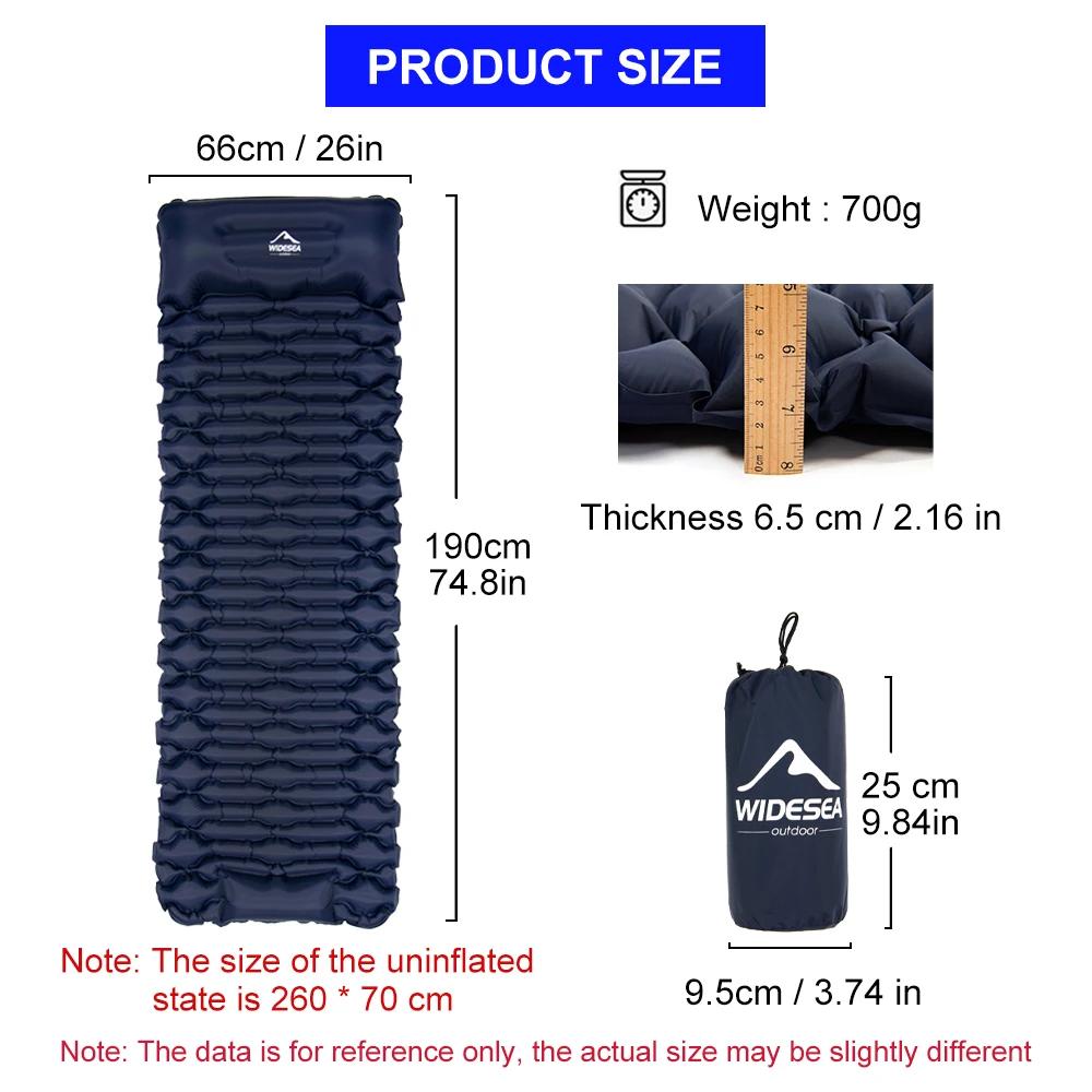 Matelas gonflable ultraléger ESEA type presse - Coussin couchage plage randonnée voyage