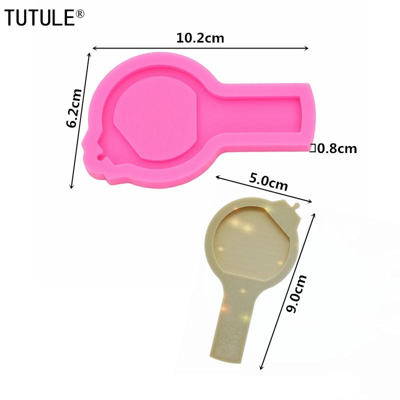 Shaker de bombe ou moule en Silicone à haute brillance, breloques de jeu en résine époxy, baguette m