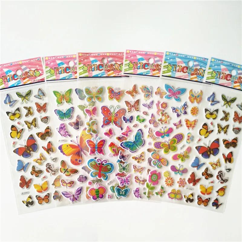Autocollants 3d chien et chat Marie, 6 feuilles, pour voiture, Scrapbook, animaux, poisson, dinosaur