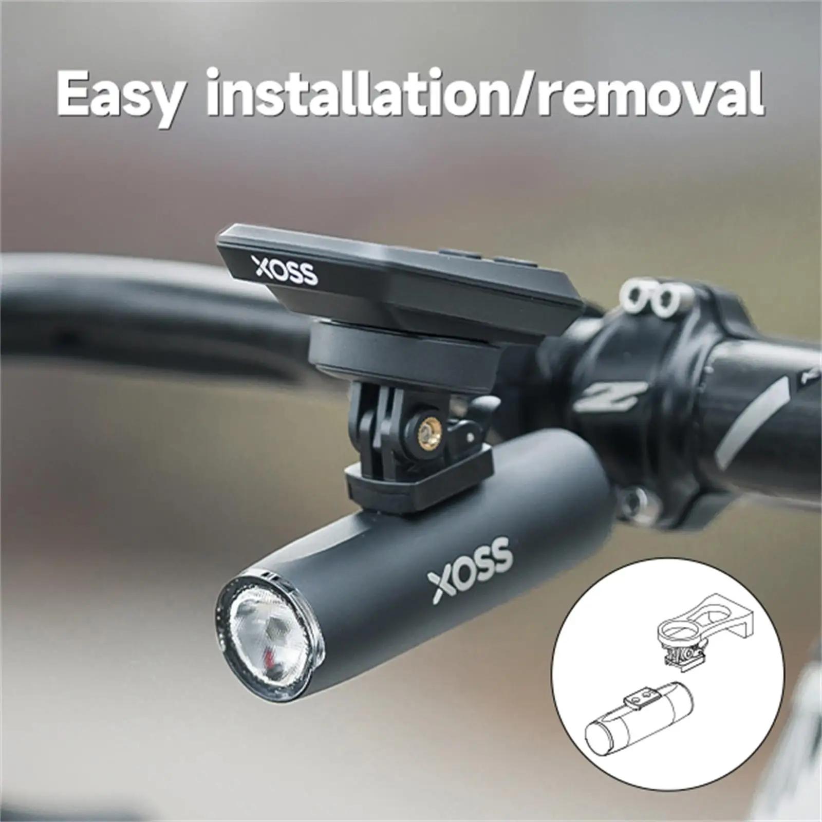 XOSS XL400 800 Feu de vélo en aluminium Phare de vélo Lampe de poche Guidon Chargement USB VTT Feu a