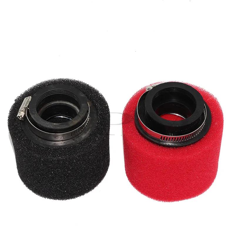 Filtre à air en mousse à col coudé droit et courbé, éponge nettoyante pour cyclomoteur scooter, D343