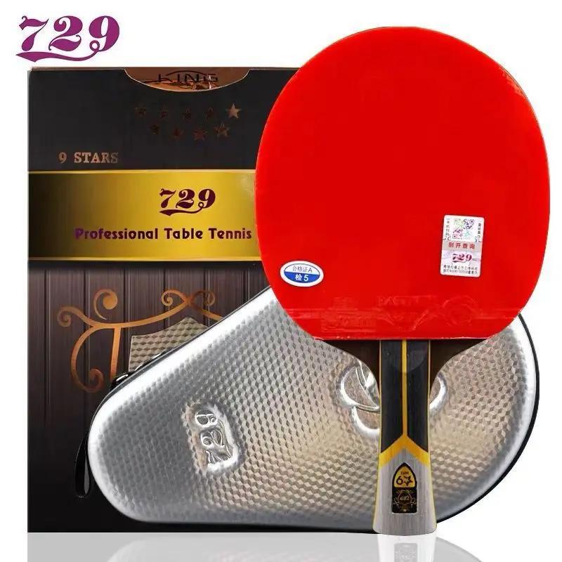 Amitié 729 King 9 étoiles 8 étoiles raquette de Tennis de Table palette de Ping-Pong en carbone haut